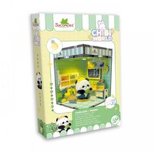 Mini escena para crear Chibi Box Panda SYCREA091 Sycomore 1