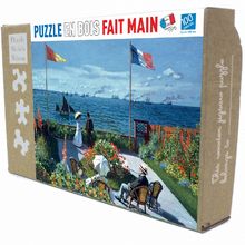 La terraza en Sainte-Adresse de Monet K493-100 Puzzle Michèle Wilson 1