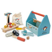 Caja de herramientas de madera Tap Tap TL8563 Tender Leaf Toys 1