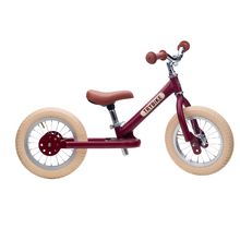 Bicicleta sin pedales acero rojo mate TBS-2-REDM-VIN Trybike 1
