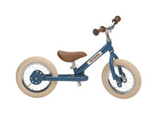 Trybike Draisienne acero vintage azul petróleo TBS-2-BLU-VIN Trybike 1