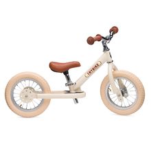 Bicicleta sin pedales acero crema mate TBS-2-CRM-VIN Trybike 1