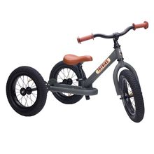 Bicicleta sin pedales 2 in 1 gris mate TBS-3-ANTM Trybike 1