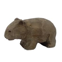 Figura Wombat en madera WU-40710 Wudimals 1