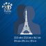 Puzzle 3D Torre Eiffel iluminada 216 piezas RAV12008024 Ravensburger 3