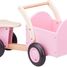 Correpasillos de madera rosa de 66,5 x 36 x 38 cm NCT-11404 New Classic Toys 1