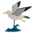 Modelo 3D de papel gaviota FRI-11763 Fridolin 2