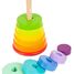 Juego Torre apilable y encajable Arcoíris LE11794 Small foot company 1