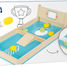 Juego de Cornhole y de Sling Puck LE12481 Small foot company 10