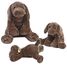 Peluche sam el labrador 35 cm chocolate HH-15141 Happy Horse 2