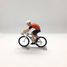 Figurita ciclista R Maillot rojo FR-R18 Fonderie Roger 1