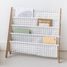 Estantería en tela reciclada con cuadros beige EFK-107-016-017 3 Sprouts 7
