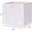Cubo de almacenamiento gris claro EFK107-002-027 3 Sprouts 2