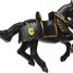 Figura de caballo del caballero de armadura negra PA-39276 Papo 1