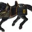 Figura de caballo del caballero de armadura negra PA-39276 Papo 3