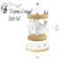 Pequeño Carillon Giostra dei cavalli blanco azul UL4129 Ulysse 3