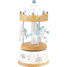 Pequeño Carillon Giostra dei cavalli blanco azul UL4129 Ulysse 4