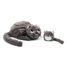 Mamá gata de peluche y su bebé gris DE74801 Les Déglingos 3