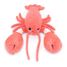 Mamá langosta de peluche y su bebé coral DE75601 Les Déglingos 4