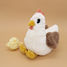 Mamá gallina de peluche y su bebé DE76010 Les Déglingos 4