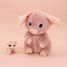 Mamá cerdita de peluche y su bebé rosa DE76020 Les Déglingos 3