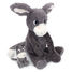 Mamá burro de peluche y su bebé gris DE76030 Les Déglingos 1
