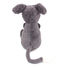 Mamá burro de peluche y su bebé gris DE76030 Les Déglingos 5