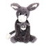 Mamá burro de peluche y su bebé gris DE76030 Les Déglingos 3
