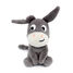 Mamá burro de peluche y su bebé gris DE76030 Les Déglingos 6