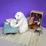 Mamá oso polar de peluche y su bebé DE76110 Les Déglingos 7