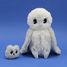 Mamá búho polar de peluche y su bebé DE76120 Les Déglingos 3