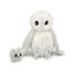 Mamá búho polar de peluche y su bebé DE76120 Les Déglingos 2