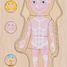 Puzzle del cuerpo humano, niña GK57362 Goki 3