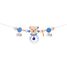 Cadenita de cochecito oso Steiff azul SE64305 Selecta 7