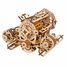 Mini-Submarino Steampunk modelo mecánico U-70229 Ugears 2