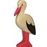 Estatuilla de cigüeña HZ-80111 Holztiger 2