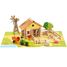 Mi granja de madera 145 piezas JJ8041 Jeujura 3