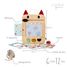 Pizarra mágica Louis el lobo LI-83473 Lilliputiens 3