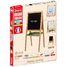 Pizarra escolar de madera con papel de dibujo JJ8763 Jeujura 3