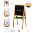 Pizarra escolar de madera con papel de dibujo JJ8763 Jeujura 2