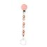 Accesorio para chupete de silicona rosa blanco beige NA877619 Nattou 1