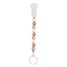Accesorio para chupete de silicona rosa blanco beige NA877619 Nattou 2