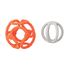 Set 2 bolas de silicona naranja NA879057 Nattou 2