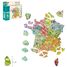 Imanes de madera Mapa de Francia JJ8969 Jeujura 2
