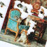 Familia de gatos y un perro de Lambert A1103-150 Puzzle Michèle Wilson 3