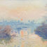 Puesta de sol en Lavacourt de Monet A697-350 Puzzle Michèle Wilson 2