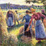 Los henificadores de Pissarro por la noche A809-350 Puzzle Michèle Wilson 2