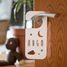 Placa pomo puerta personalizada - Noche blanca VI-PL32 Vintiun 2