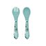 Kit tenedor y cuchara de silicona Munchy el oso SJ-SI1754 Sassi Junior 1
