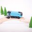 Locomotora Mallard a pilas azul BJT308 Bigjigs Toys 4